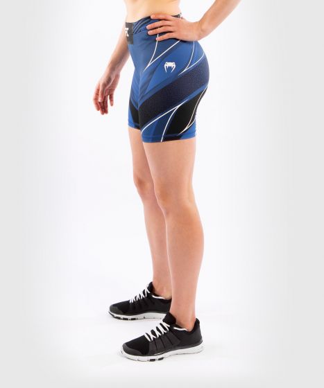 UFC| VENUM AUTHENTIC格斗之夜女士VALE TUDO紧身五分短裤 - 蓝色