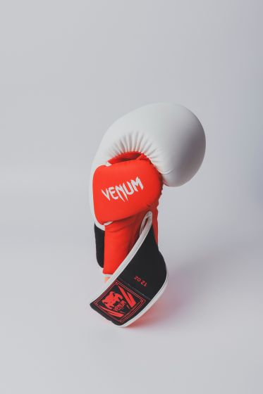 VENUM Fusion 联名 拳击手套 - 白/红色