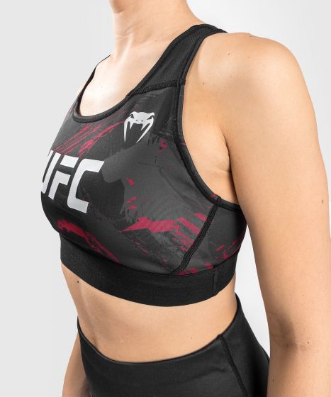 UFC Venum Authentic 格斗周 2.0 女士文胸称重 - 黑/红色