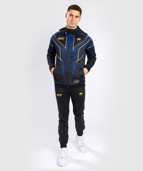 VENUM|UFC Venum Authentic 格斗之夜 2.0 暗夜系列 男子出场外套 - 蓝/黑/金色