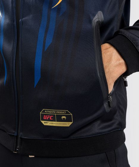 VENUM|UFC Venum Authentic 格斗之夜 2.0 暗夜系列 男子出场外套 - 蓝/黑/金色