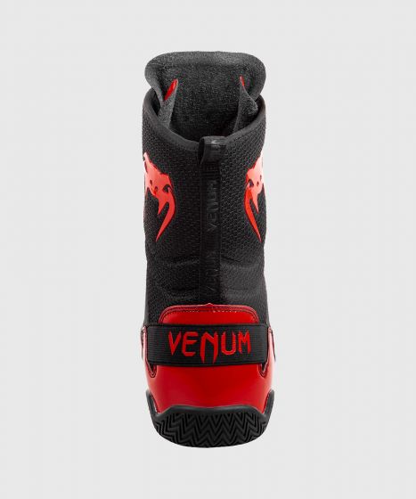 Venum Elite 拳击鞋 - 黑/红