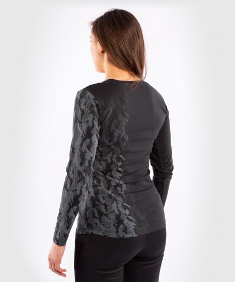 UFC| VENUM AUTHENTIC格斗周女士长袖T恤 - 黑色