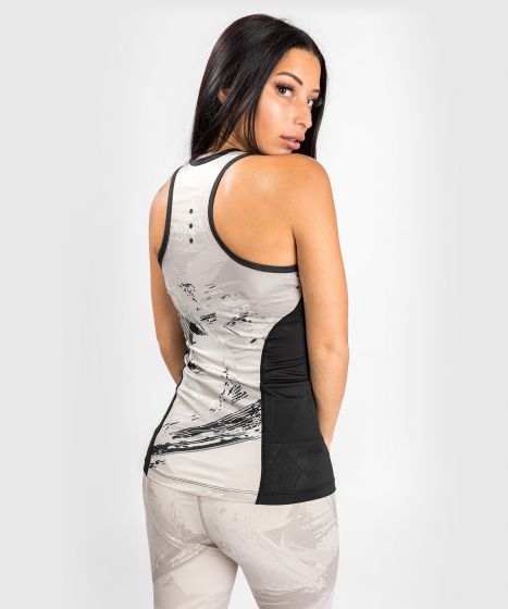 UFC |VENUM Authentic 格斗周 2.0 女士速干背心 - 沙/黑色-