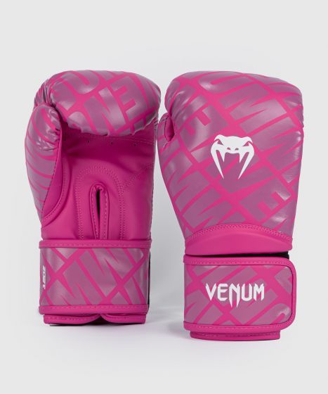VENUM Contender 1.5 XT 拳击手套 - 白/粉色