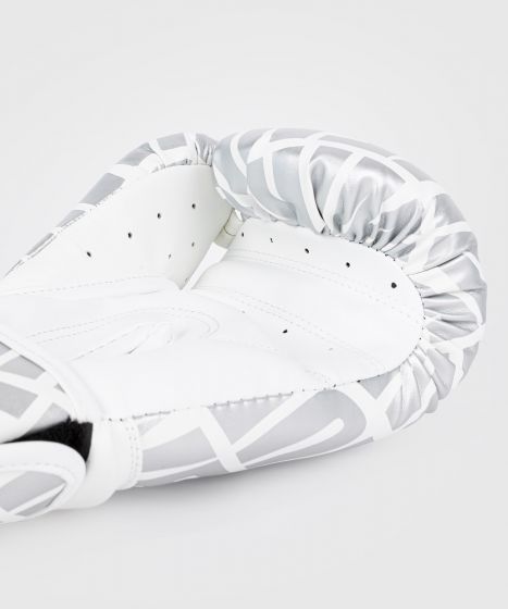 VENUM Contender 1.5 XT 拳击手套 -白/银色