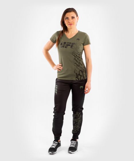 UFC｜ VENUM AUTHENTIC格斗周女士运动短袖 - 卡其色