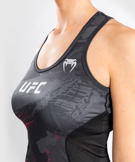 UFC |VENUM Authentic 格斗周 2.0 女士速干背心 - 黑/红色-