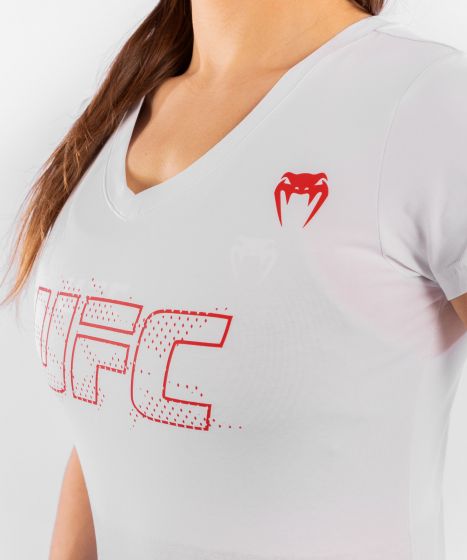 UFC| VENUM AUTHENTIC格斗周女士运动短袖 - 白色