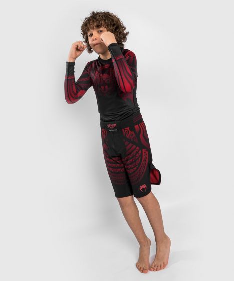 VENUM Nakahi 儿童格斗短裤 - 黑/红色