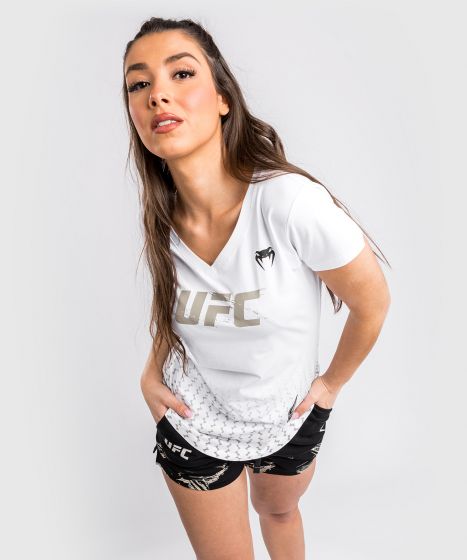 UFC |VENUM Authentic 格斗周 2.0 女士T恤  - 白色-