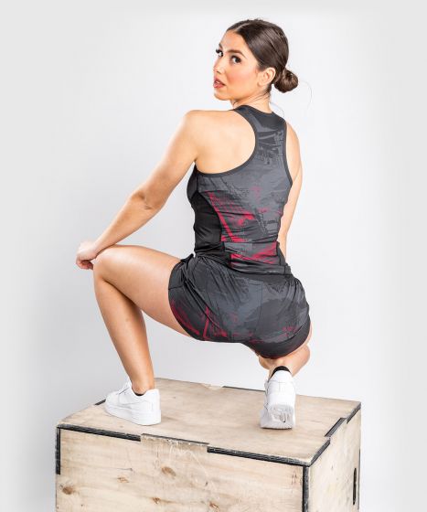 UFC |VENUM Authentic 格斗周 2.0 女士速干背心 - 黑/红色-