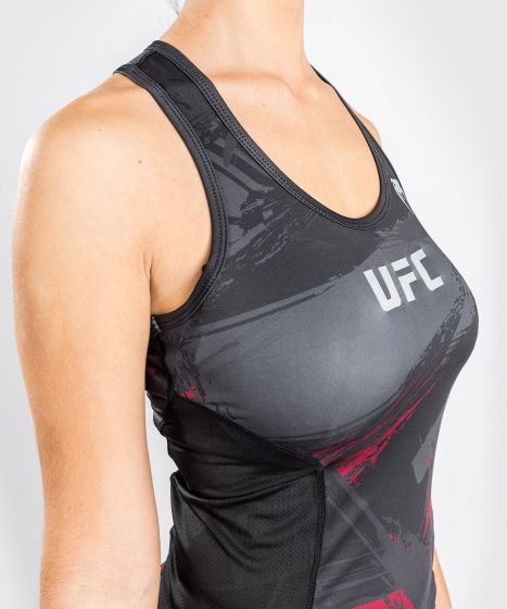 UFC |VENUM Authentic 格斗周 2.0 女士速干背心 - 黑/红色-