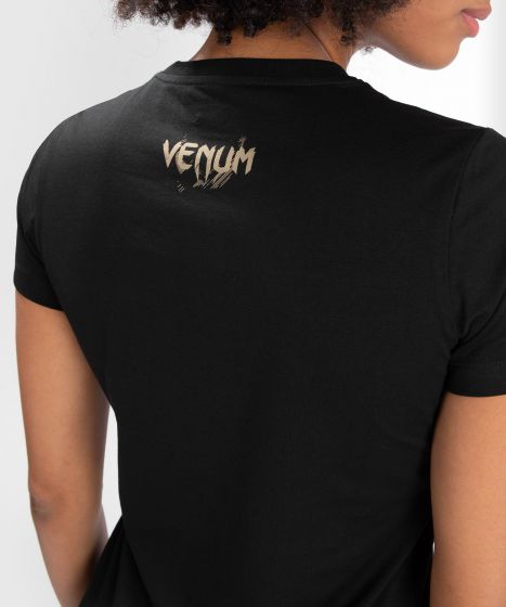 Venum Santa Muerte Dark Side - 女士T恤 - 黑/棕色