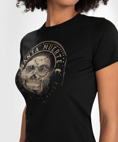 Venum Santa Muerte Dark Side - 女士T恤 - 黑/棕色