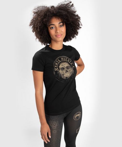 Venum Santa Muerte Dark Side - 女士T恤 - 黑/棕色