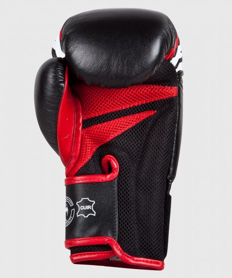 VENUM Sharp 拳击手套 - 黑/白/红 - 纳帕皮革