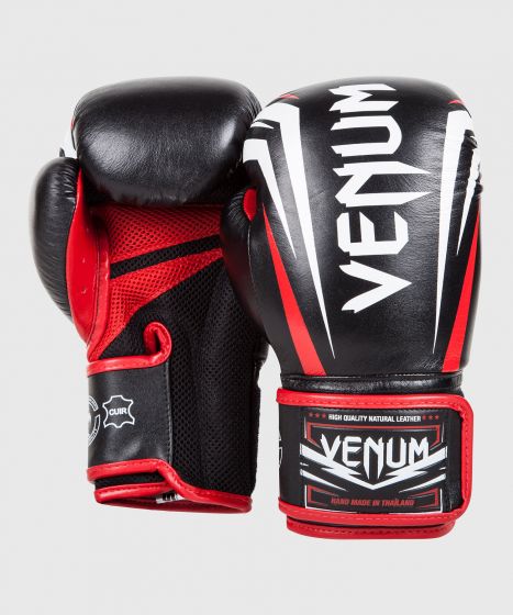 VENUM Sharp 拳击手套 - 黑/白/红 - 纳帕皮革