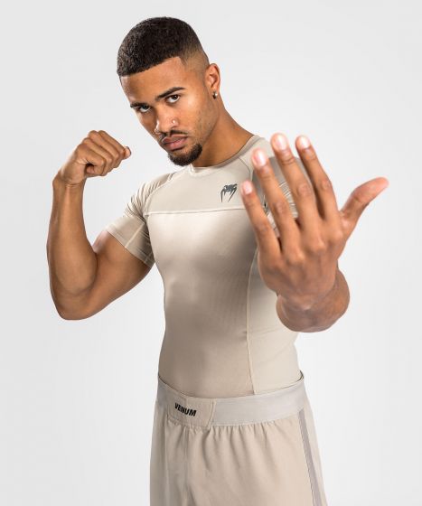 VENUM G-Fit Air 短袖紧身衣 - 沙色