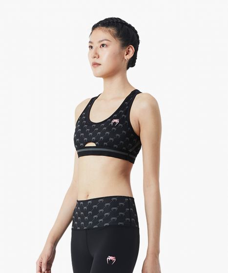 VENUM MONOGRAM 运动内衣 - 黑/粉金色