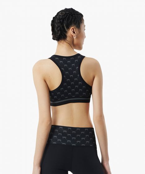 VENUM MONOGRAM 运动内衣 - 黑/粉金色