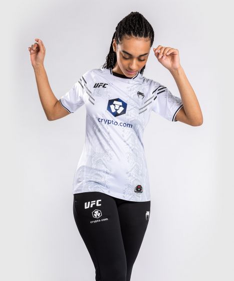 UFC Adrenaline | VENUM Authentic 格斗之夜 女士出场速干T恤 - 白色