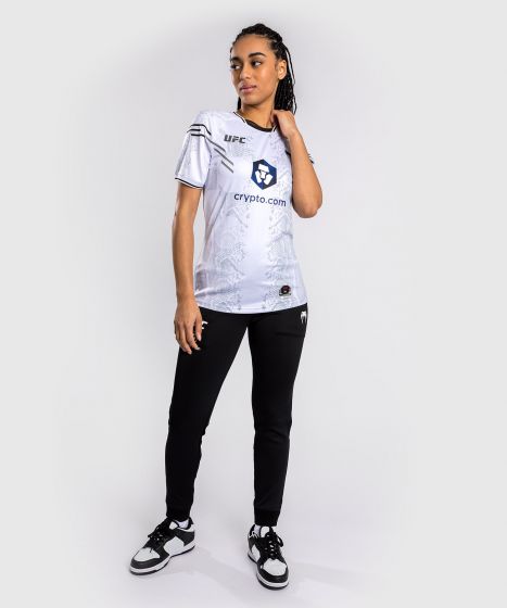 UFC Adrenaline | VENUM Authentic 格斗之夜 女士出场速干T恤 - 白色