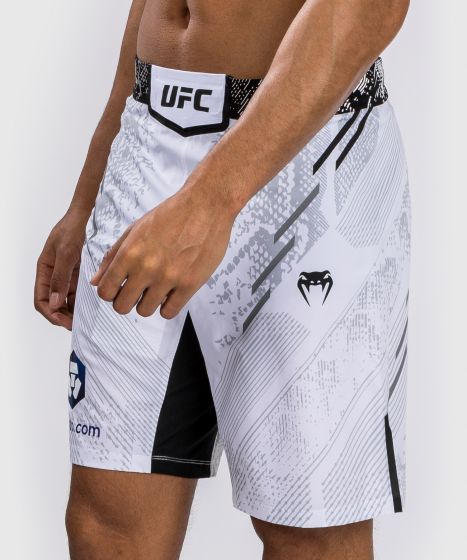 UFC Adrenaline | VENUM Authentic 格斗之夜 男士格斗短裤-长款 - 白色