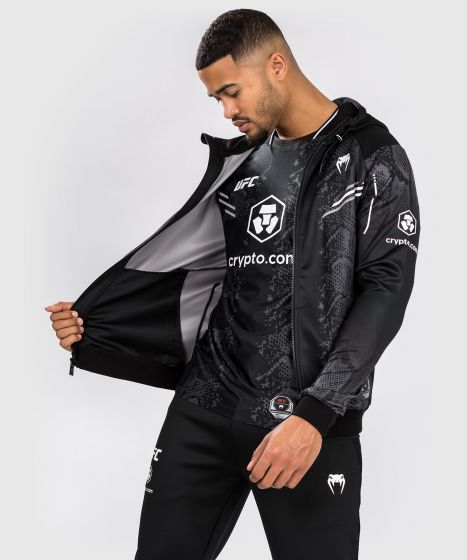 UFC Adrenaline | VENUM Authentic 格斗之夜 男士出场外套 - 黑色