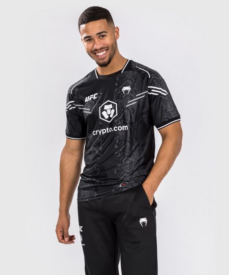 UFC Adrenaline | VENUM Authentic 格斗之夜 男士出场速干T恤 - 黑色