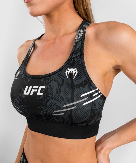 UFC Adrenaline | VENUM Authentic 格斗之夜 女士运动内衣 - 黑色