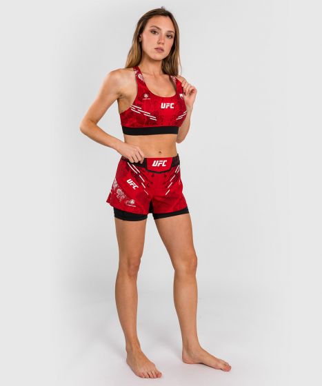 UFC Adrenaline | VENUM Authentic 格斗之夜 女士运动内衣 - 红色