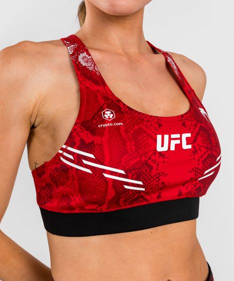 UFC Adrenaline | VENUM Authentic 格斗之夜 女士运动内衣 - 红色