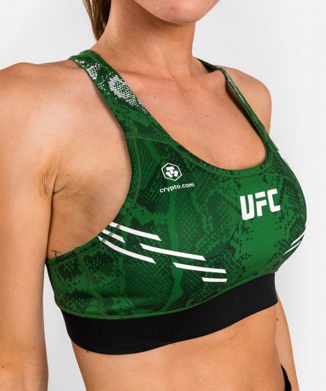 UFC Adrenaline | VENUM Authentic 格斗之夜 女士运动内衣 - 绿色