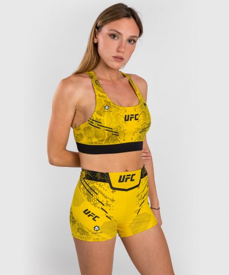 UFC Adrenaline | VENUM Authentic 格斗之夜 女士运动内衣 - 黄色