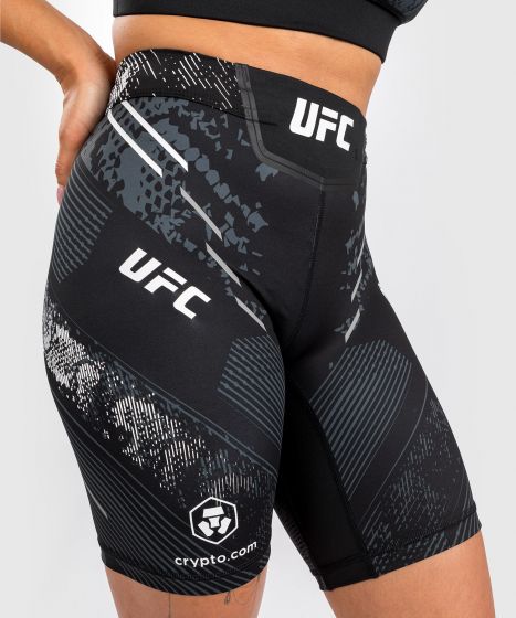 UFC Adrenaline | VENUM Authentic 格斗之夜 女士紧身短裤-长款 - 黑色
