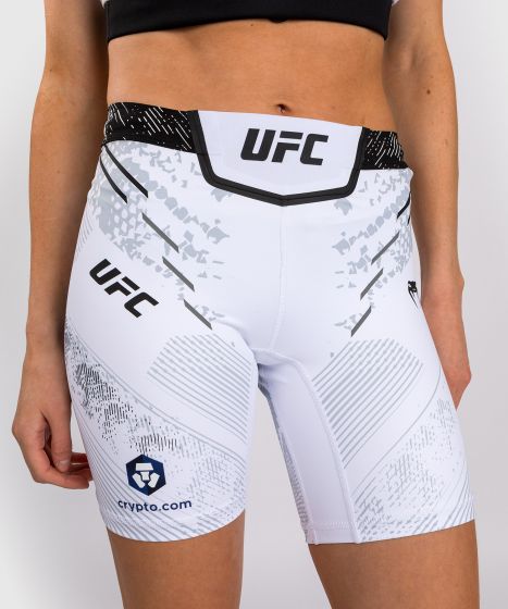 UFC Adrenaline | VENUM Authentic 格斗之夜 女士紧身短裤-长款 - 白色