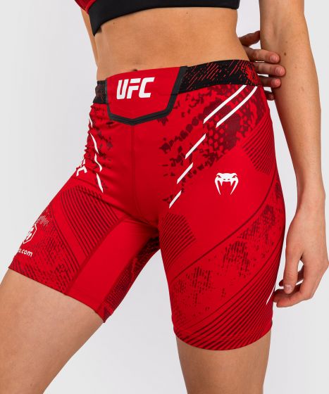 UFC Adrenaline | VENUM Authentic 格斗之夜 女士紧身短裤-长款 - 红色