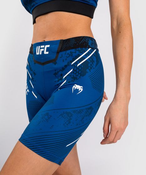 UFC Adrenaline | VENUM Authentic 格斗之夜 女士紧身短裤-长款 - 蓝色