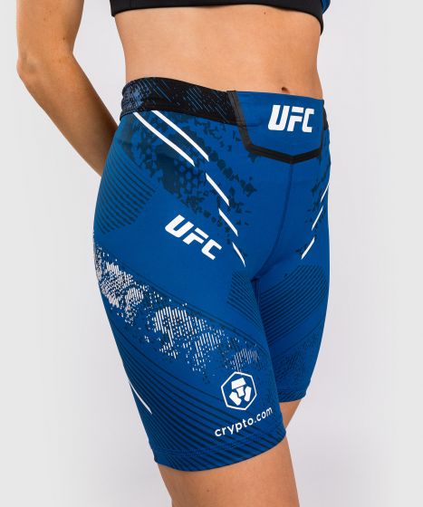 UFC Adrenaline | VENUM Authentic 格斗之夜 女士紧身短裤-长款 - 蓝色