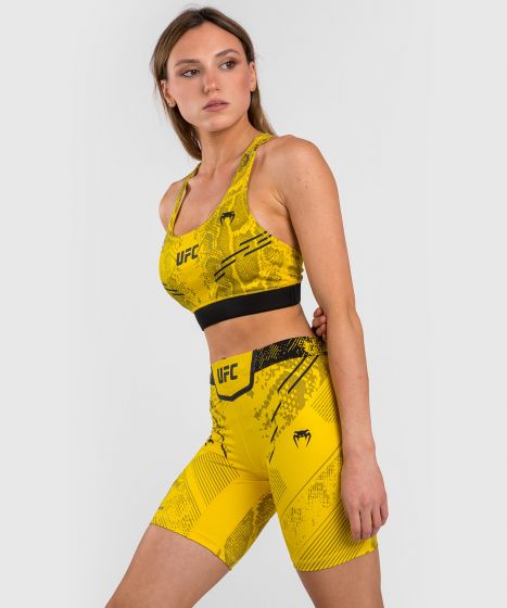 UFC Adrenaline | VENUM Authentic 格斗之夜 女士紧身短裤-长款 - 黄色