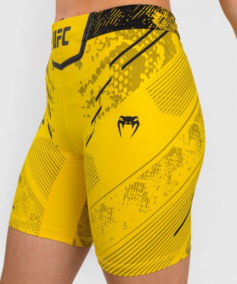 UFC Adrenaline | VENUM Authentic 格斗之夜 女士紧身短裤-长款 - 黄色