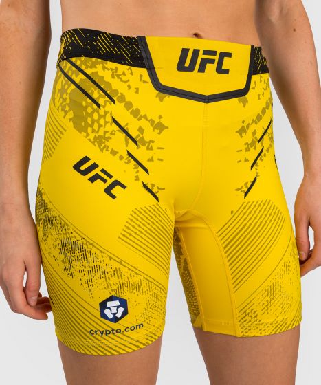 UFC Adrenaline | VENUM Authentic 格斗之夜 女士紧身短裤-长款 - 黄色