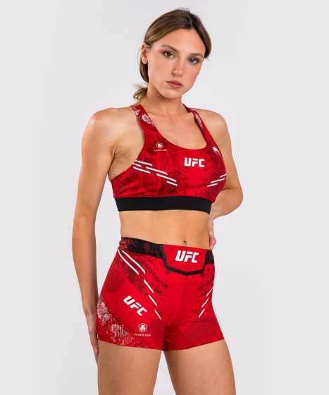 UFC Adrenaline | VENUM Authentic 格斗之夜 女士紧身短裤-短款 - 红色