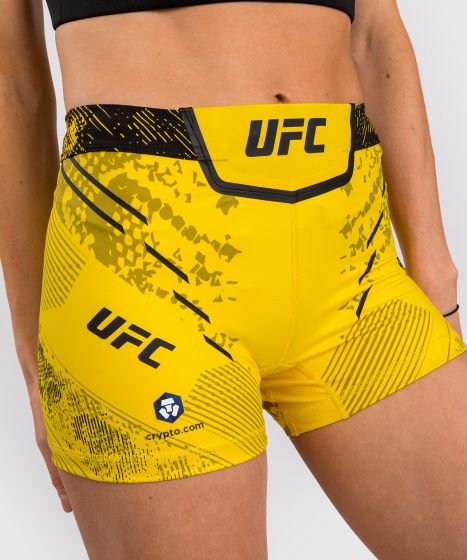UFC Adrenaline | VENUM Authentic 格斗之夜 女士紧身短裤-短款 - 黄色