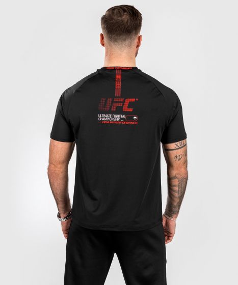 UFC Adrenaline | VENUM 格斗周 男士速干T恤 - 黑色