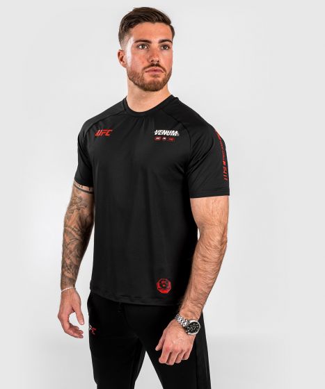 UFC Adrenaline | VENUM 格斗周 男士速干T恤 - 黑色