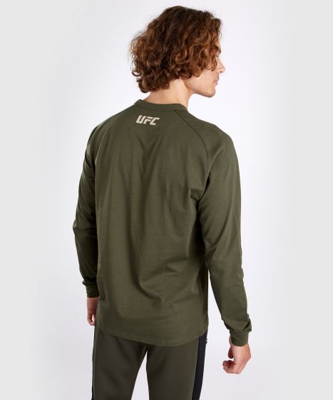 UFC Adrenaline | VENUM 格斗周 男士长袖T恤 - 卡其色