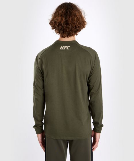 UFC Adrenaline | VENUM 格斗周 男士长袖T恤 - 卡其色