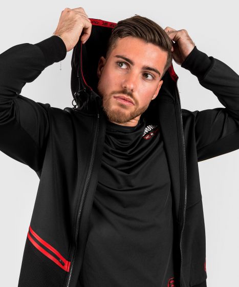 UFC Adrenaline | VENUM 格斗周 男士拉链外套 - 黑色